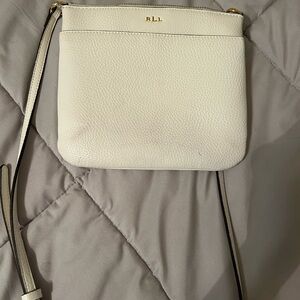 Lauren Ralph Lauren Cream Crossbody Bag